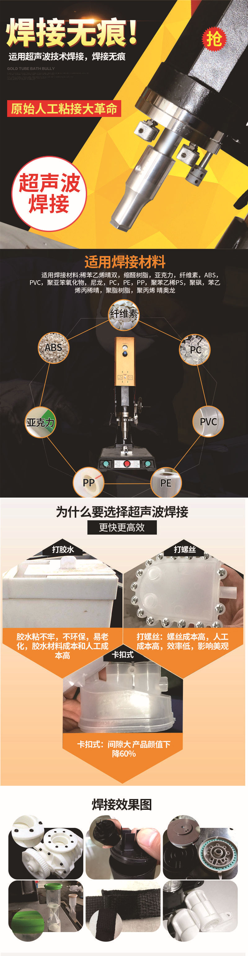 塑料超声波焊接工艺 塑料超声波焊接工艺